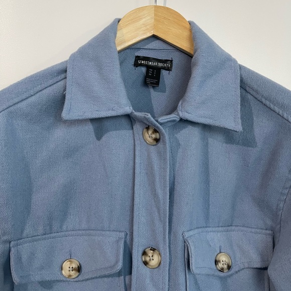 Light Blue Shacket - Picture 5 of 8